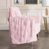 3D Faux Fur Throw Blanket