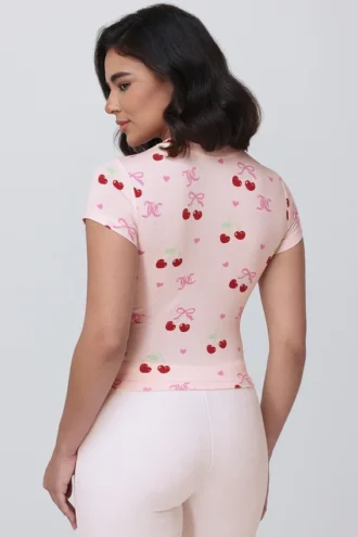 All over Cherry Baby Tee All over Cherry Baby Tee