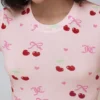 All over Cherry Baby Tee