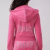 Angel Couture Big Bling Velour Hoodie