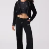 Angel Couture Cropped Fleece Hoodie