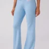 Angel Couture Knit Fold over Wide Leg Pants