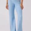 Angel Couture Knit Fold over Wide Leg Pants