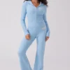 Angel Couture Knit Fold over Wide Leg Pants