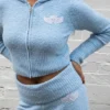 Angel Couture Knitwear Patch Hoodie