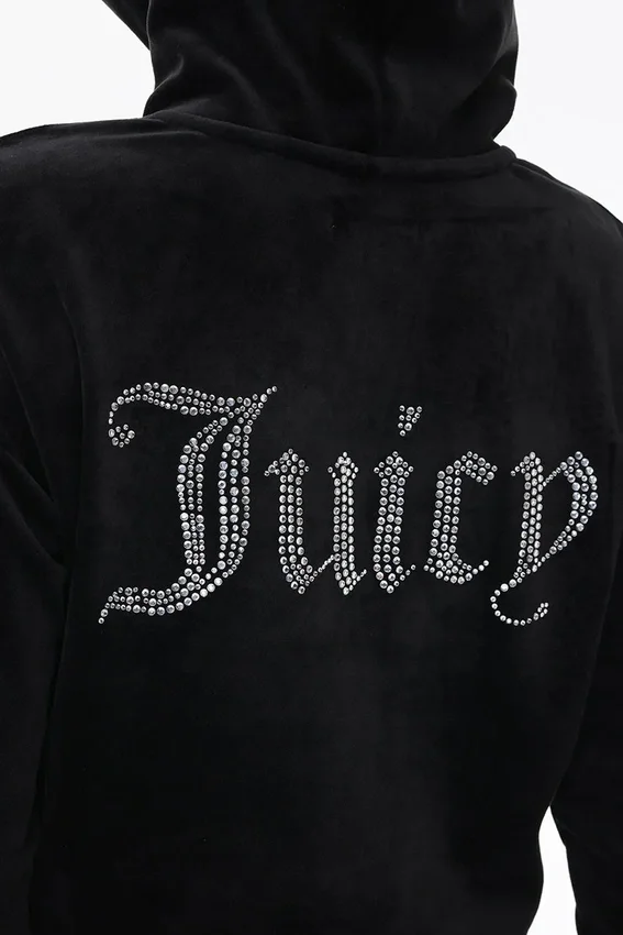Big Bling High Low Cropped Hoodie Big Bling High Low Cropped Hoodie