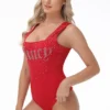 Big Bling Scoop Neck Tank Bodysuit