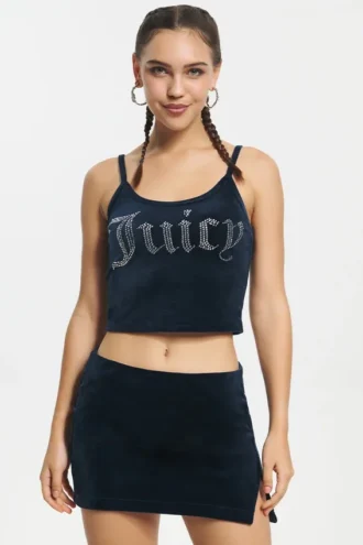 Big Bling Velour Tank Top Big Bling Velour Tank Top