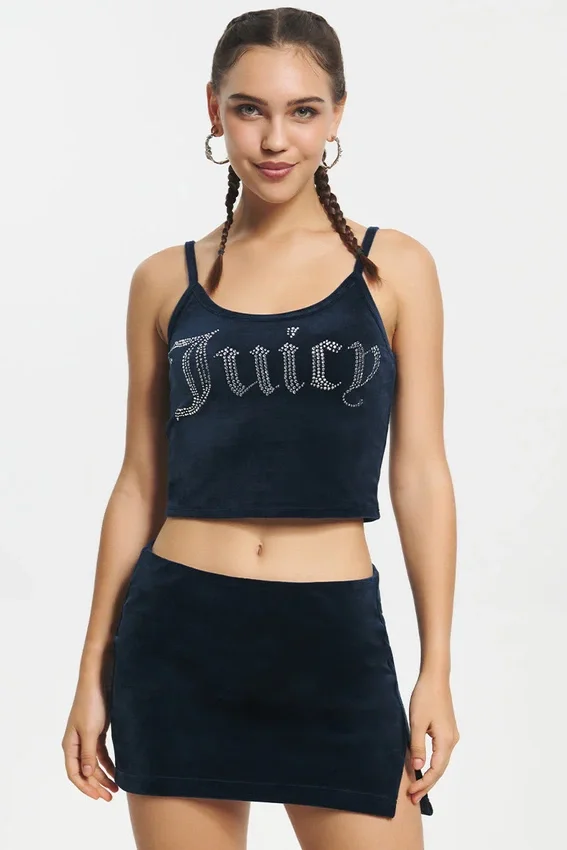 Big Bling Velour Tank Top Big Bling Velour Tank Top
