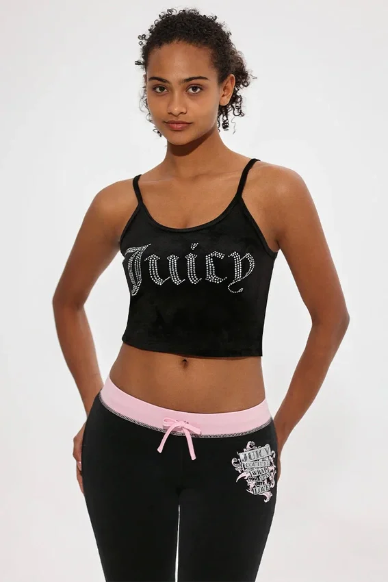 Big Bling Velour Tank Top Big Bling Velour Tank Top