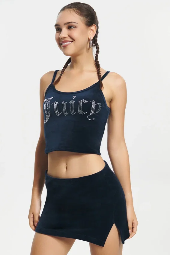 Big Bling Velour Tank Top Big Bling Velour Tank Top
