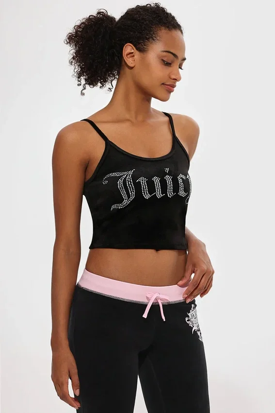 Big Bling Velour Tank Top Big Bling Velour Tank Top