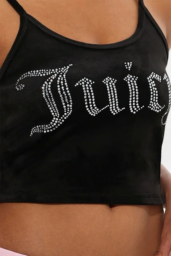 Big Bling Velour Tank Top Big Bling Velour Tank Top