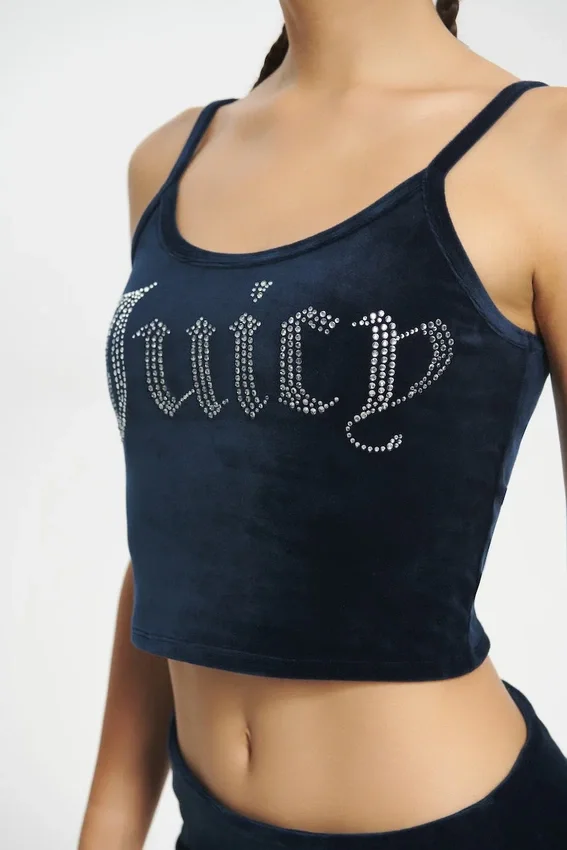 Big Bling Velour Tank Top Big Bling Velour Tank Top