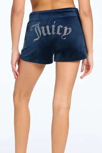Big Bling Velour Track Shorts Big Bling Velour Track Shorts