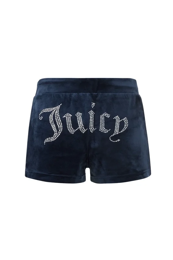 Big Bling Velour Track Shorts Big Bling Velour Track Shorts