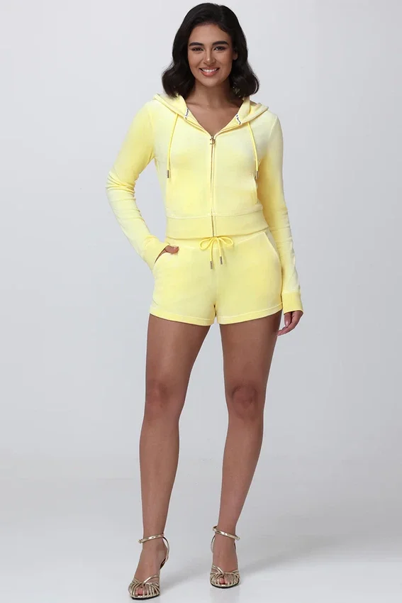 Big Bling Velour Track Shorts Big Bling Velour Track Shorts