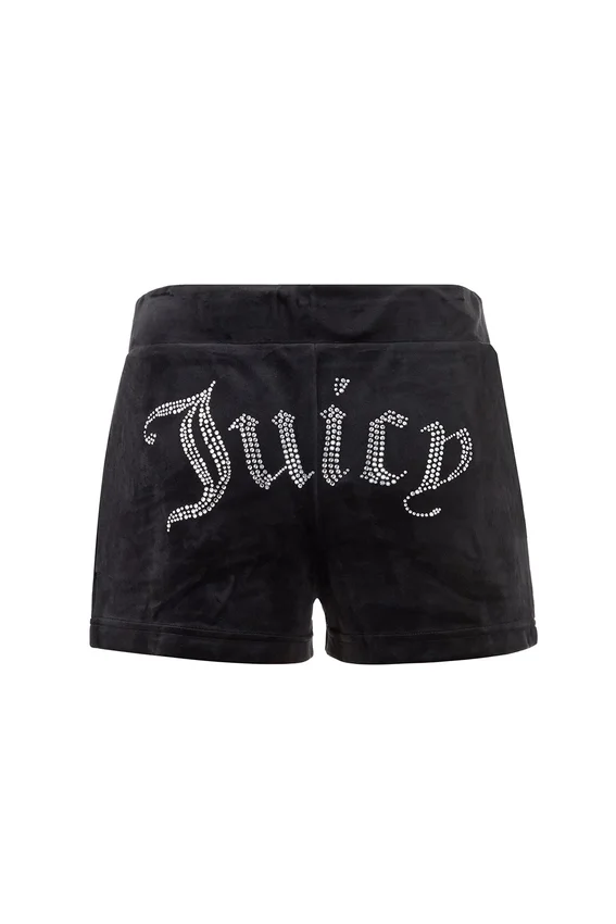 Big Bling Velour Track Shorts Big Bling Velour Track Shorts