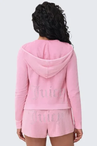 Big Bling Washed Terry Hoodie Big Bling Washed Terry Hoodie
