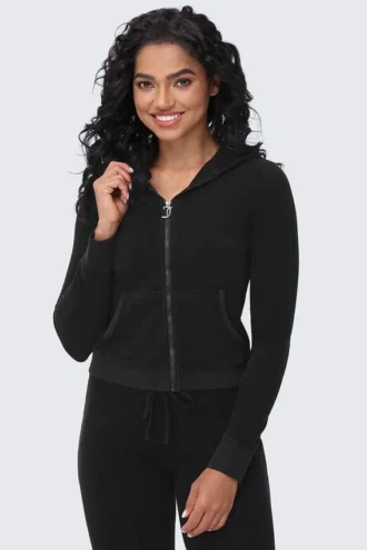 Big Bling Washed Terry Hoodie Big Bling Washed Terry Hoodie