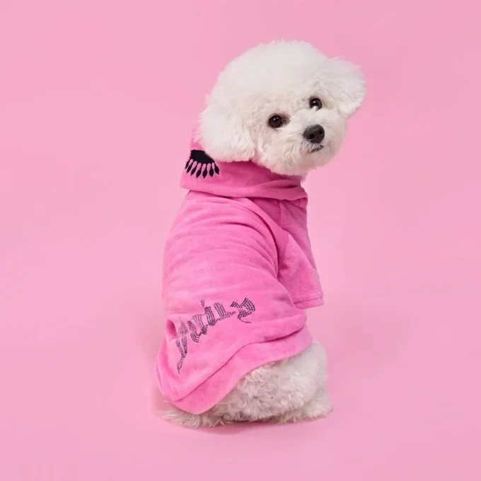 Bling Velour Pet Hoodie Bling Velour Pet Hoodie