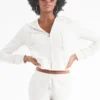 Bride Customizable Big Bling Velour Hoodie