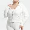 Bride Customizable Big Bling Velour Hoodie