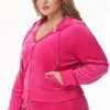Bride Customizable Big Bling Velour Hoodie