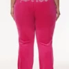 Bride Customizable Big Bling Velour Track Pants Bride Customizable Big Bling Velour Track Pants