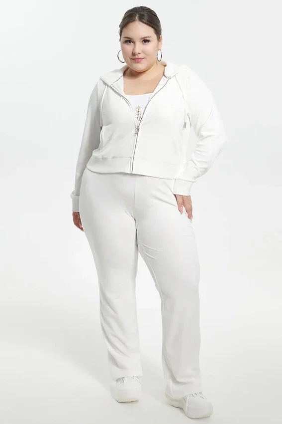 Bride Customizable Big Bling Velour Track Pants Bride Customizable Big Bling Velour Track Pants