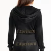Capricorn Customizable Big Bling Velour Hoodie