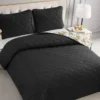Cheetah Doodle Hearts Quilt Set