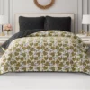 Cheetah Doodle Hearts Quilt Set