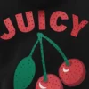 Cherry Bling Velour Hoodie