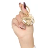 Constellation Puffy Heart Keychain Bag Charm