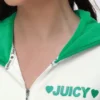 Contrast Trim Logo Hoodie