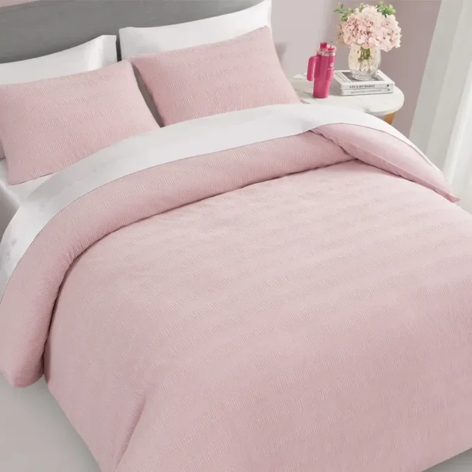 Crinkle Velvet Comforter Set