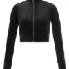 Cropped Mockneck Jacket