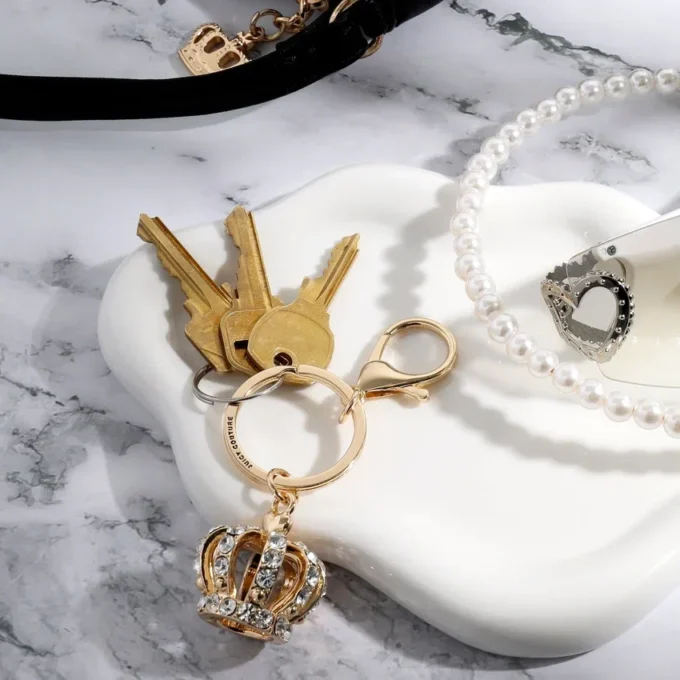 Crown Charm Rhinestone Keychain Bag Charm Crown Charm Rhinestone Keychain Bag Charm