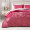 Crushed Velvet Comforter Set