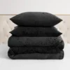 Crushed Velvet Comforter Set