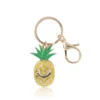 Crystal Pineapple Keychain Bag Charm