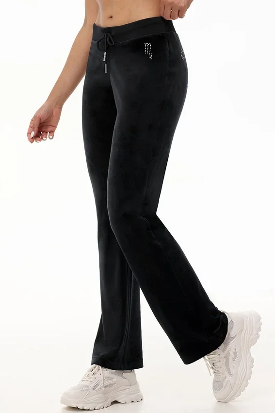 Custom Zodiac Og Big Bling Velour Track Pants Custom Zodiac Og Big Bling Velour Track Pants