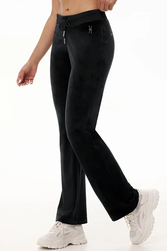 Custom Zodiac Og Big Bling Velour Track Pants Custom Zodiac Og Big Bling Velour Track Pants