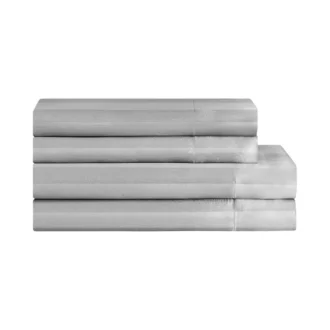 Damask Stripe Satin Sheet Set