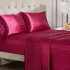 Damask Stripe Satin Sheet Set