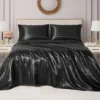 Damask Stripe Satin Sheet Set