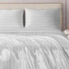 Damask Stripe Satin Sheet Set