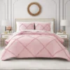 Diamond Ruffle Comforter Set