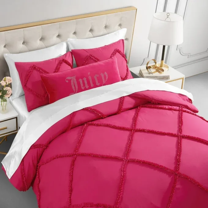 Diamond Ruffle Comforter Set